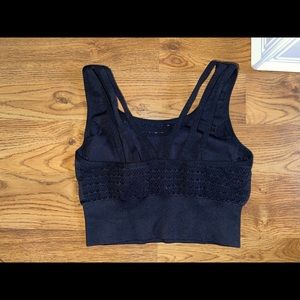 Black Seamless Bra